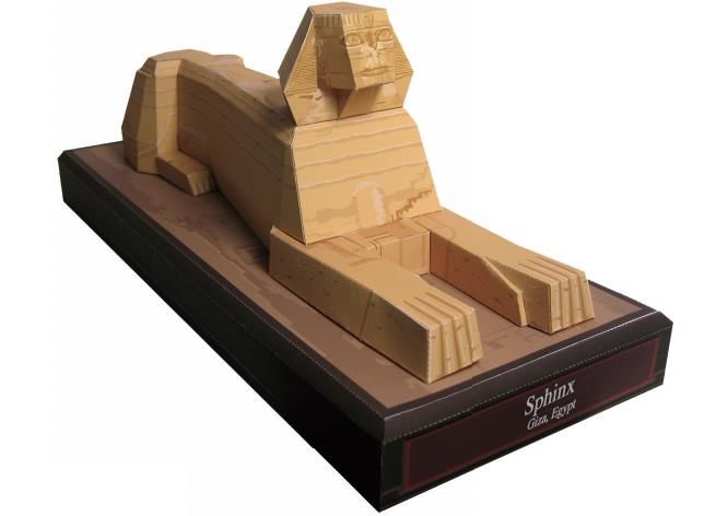 PAPERMAU: The Great Sphinx of Giza Paper Model - by T.Ichiyama / Canon 