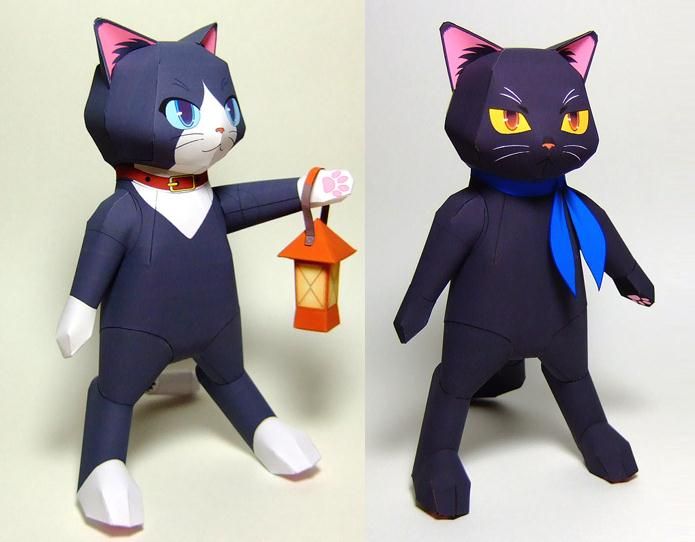 Gang Papercraft  by  Plus    Cats Characters  Kareha  Gang PAPERMAU: papercraft dos characters