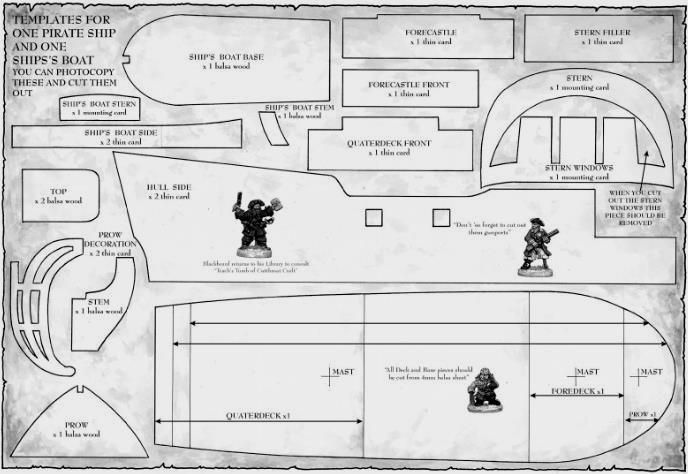 PAPERMAU: How To Build A Pirate Ship In 28mm Scale - Tutorial With 