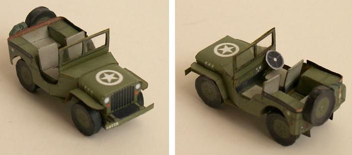 Paper army jeep #5