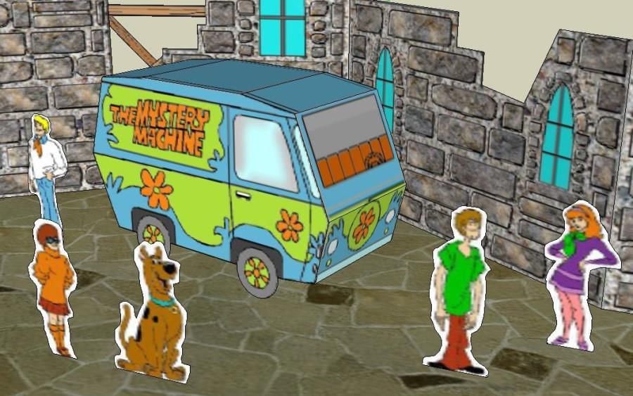 Papermau Scooby Doo The Mistery Machine Paper Model By Craig Griswold 0021