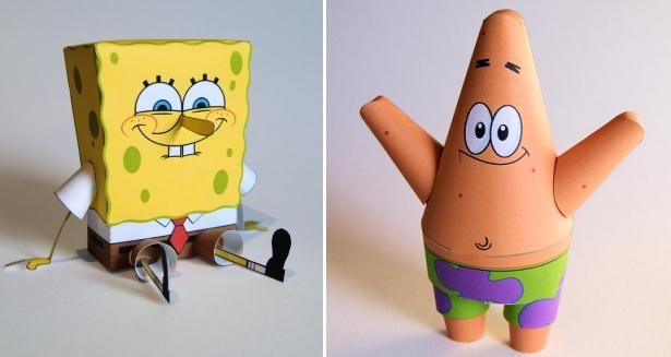 Origami Spongebob