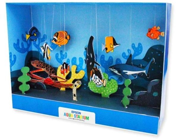 Image result for aquarium paper model