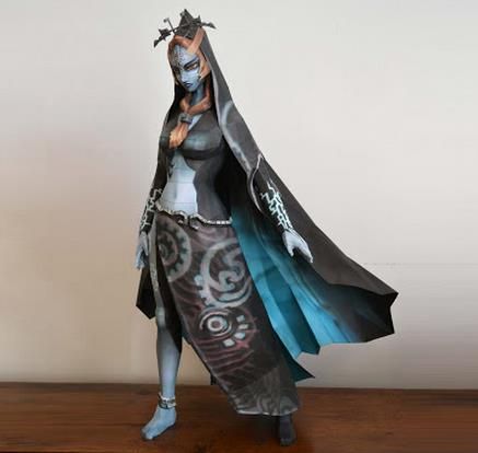 The Legend Of Zelda - Midna Human Form Paper Doll - by Paper Juke