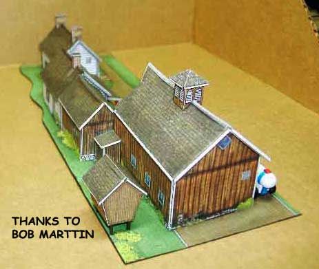 House Design Software Free on Connected Farm Paper Model One Week Free Download   By Fiddlers Green