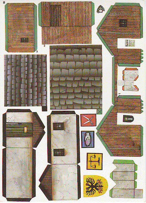 PAPERMAU: Warhammer Buildings Paper Models - by Dralair - Casa Para 
