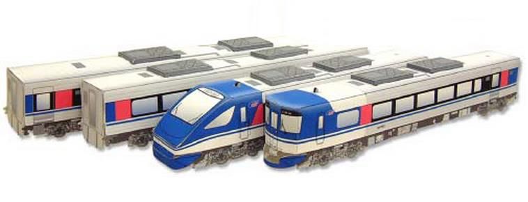 Papermau: Chizu Express Japanese Trains And Wagons Paper Models - by 