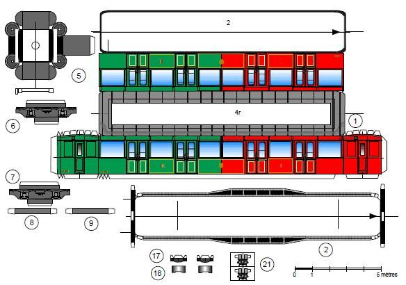 PAPERMAU: Paris Metro's Railcars Paper Models - by Pierre Free France 