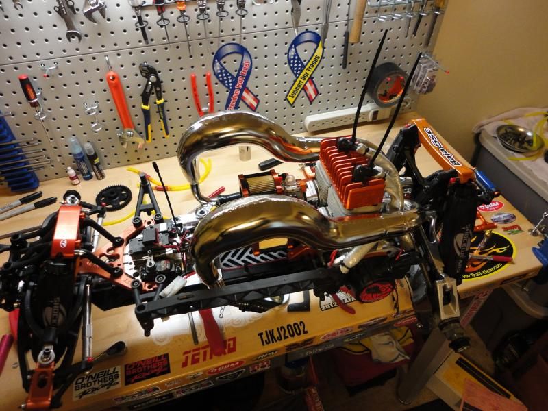 rc car with weedeater motor