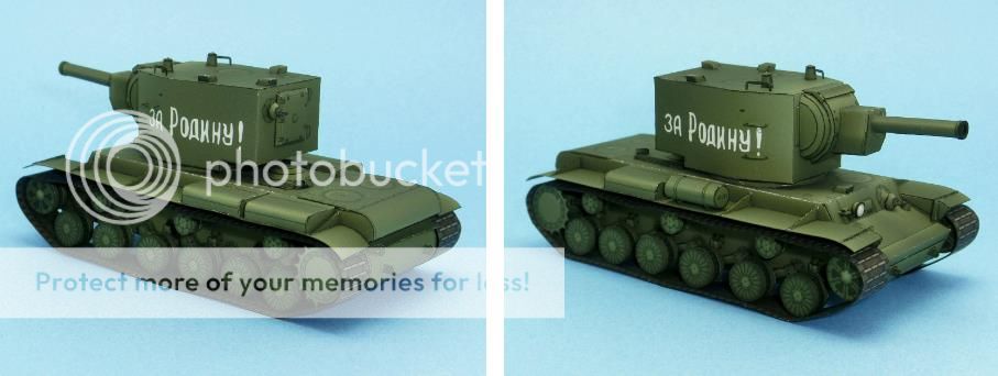  photo KV-2 Soviet Tank Paper Model via Papermau.002_zpso2rqgz7n.jpg