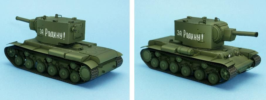  photo KV-2 Soviet Tank Paper Model via Papermau.002_zpso2rqgz7n.jpg